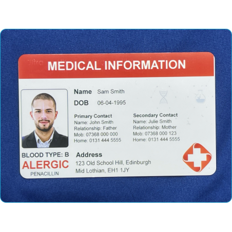 ICE Medical Information Card