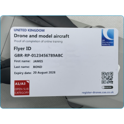 CAA Flyer ID Card | Drone Flyer ID Card | Operator ID Card