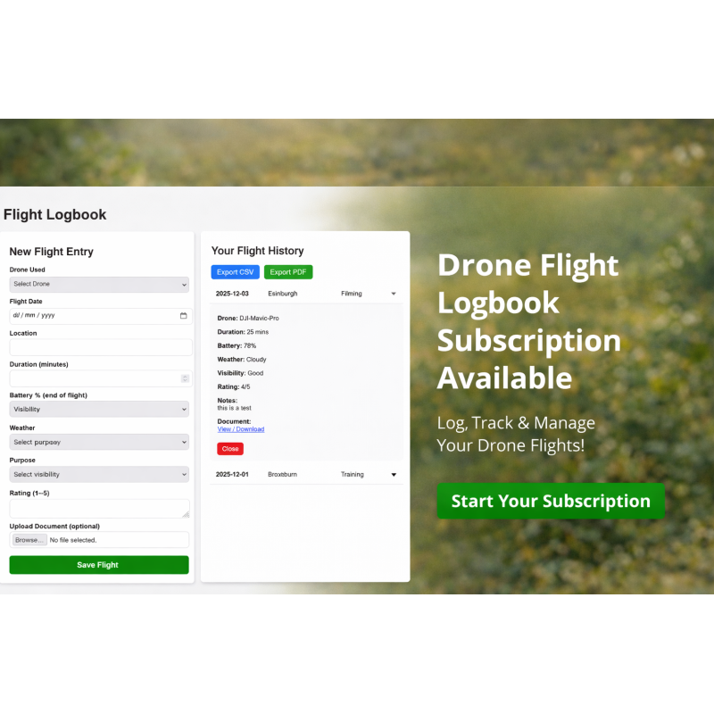Flight Logbook Subscription